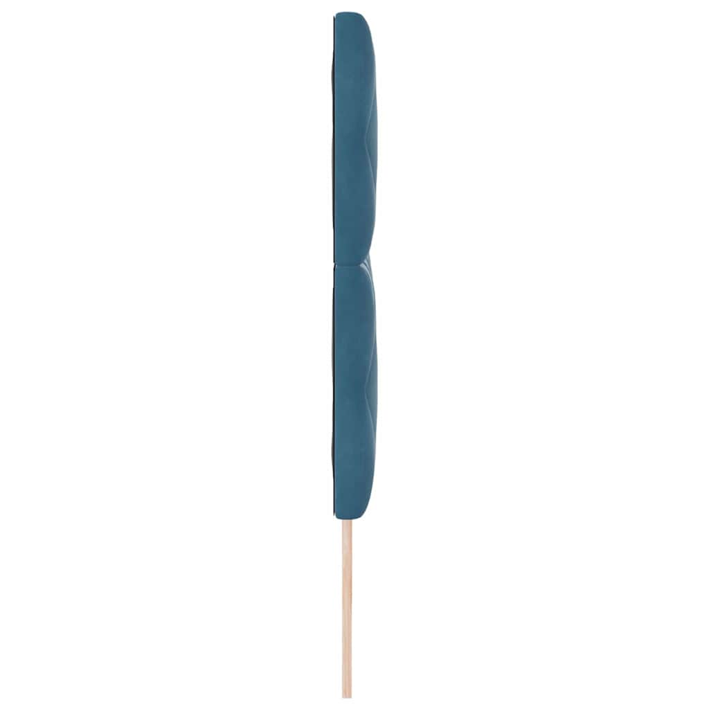 LED Kopfteil Dunkelblau 200 cm Samt