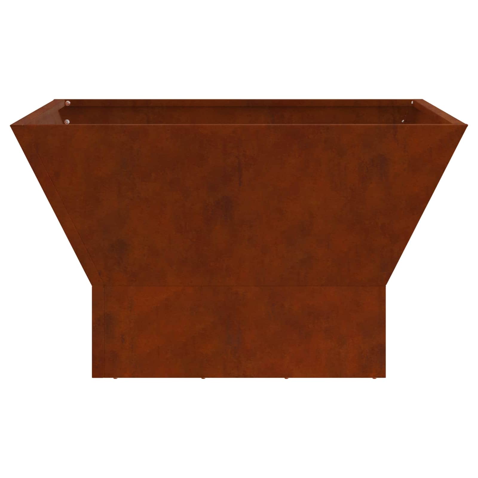 Feuerstelle Braun 60 x 60 x 35 cm Wetterfeststahl