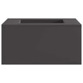 Feuerstelle Schwarz 60 x 60 x 30 cm Stahl