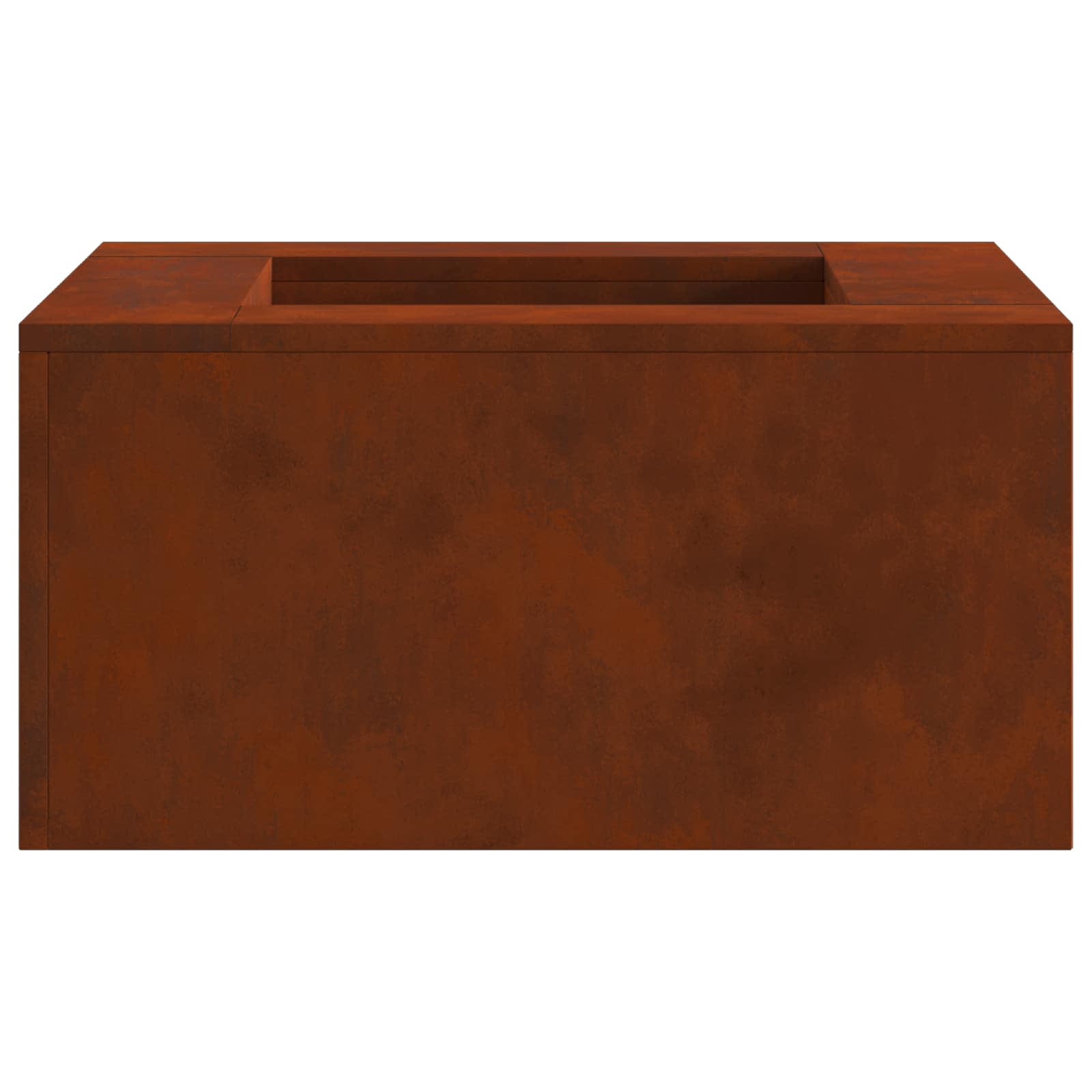 Feuerstelle Braun 80 x 80 x 40 cm Wetterfeststahl