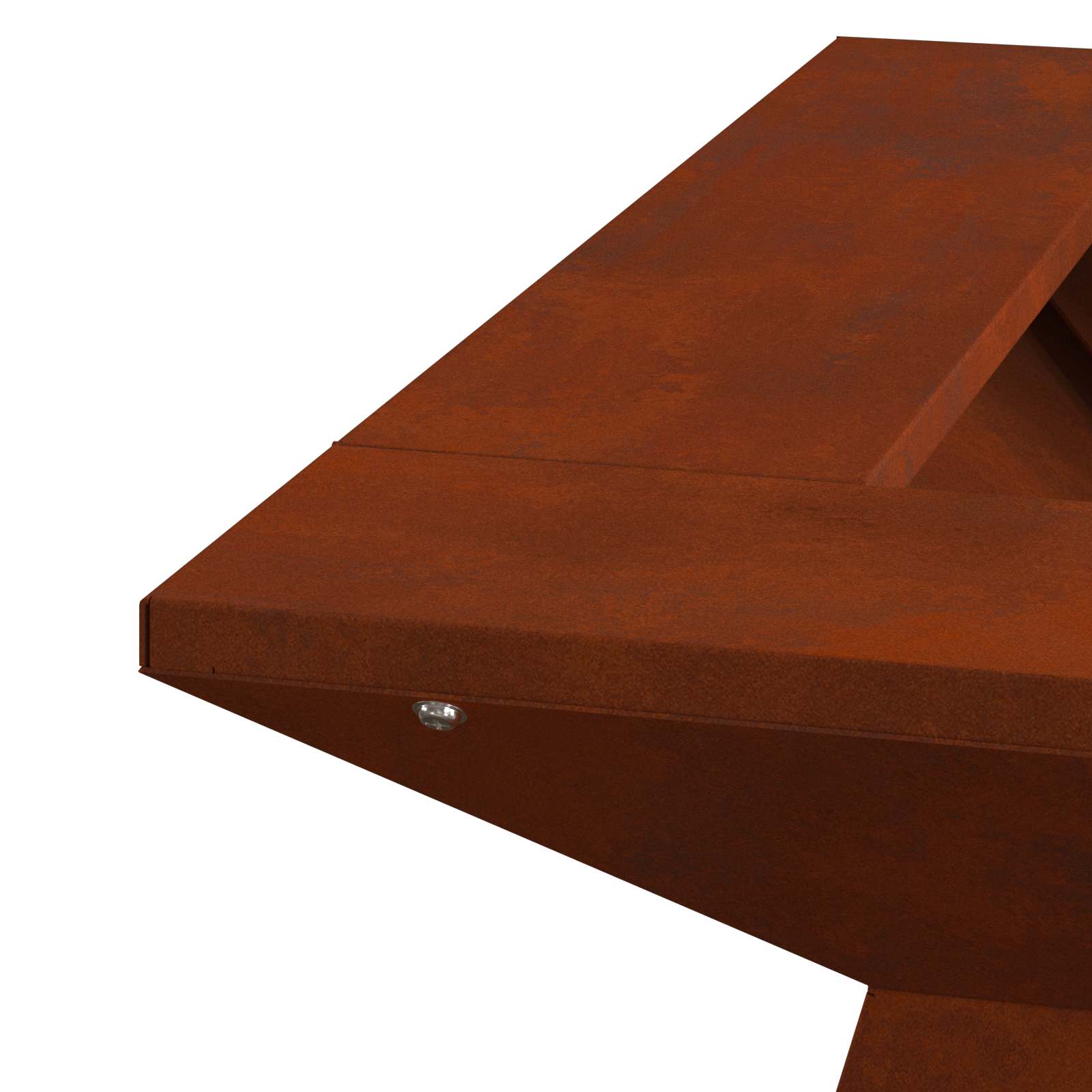 Feuerstelle Braun 60 x 60 x 50 cm Wetterfeststahl