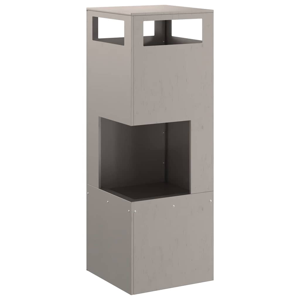 Feuerstelle Braun 35 x 35 x 100 cm Wetterfeststahl