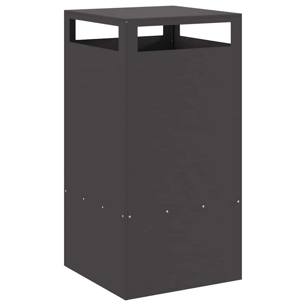 Feuerstelle Schwarz 50 x 50 x 100 cm Stahl
