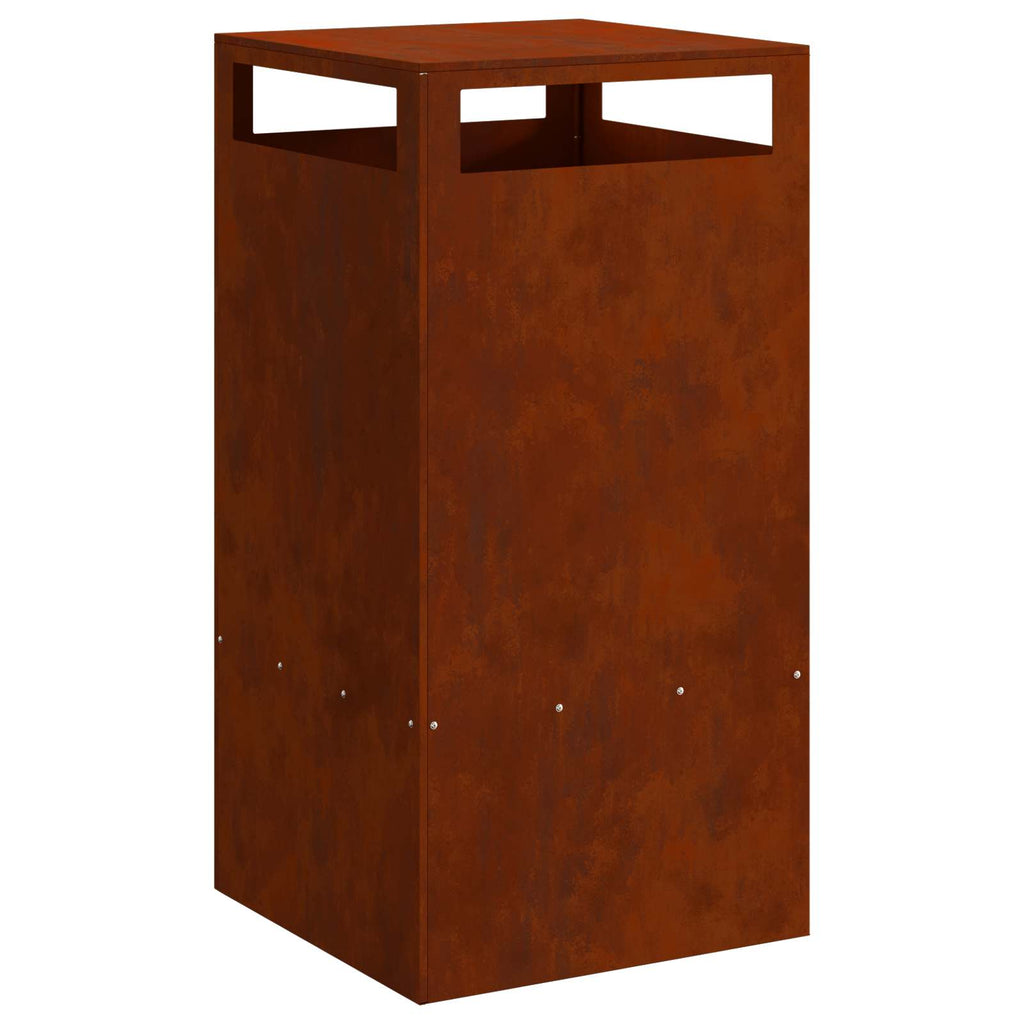 Feuerstelle Braun 50 x 50 x 100 cm Wetterfeststahl
