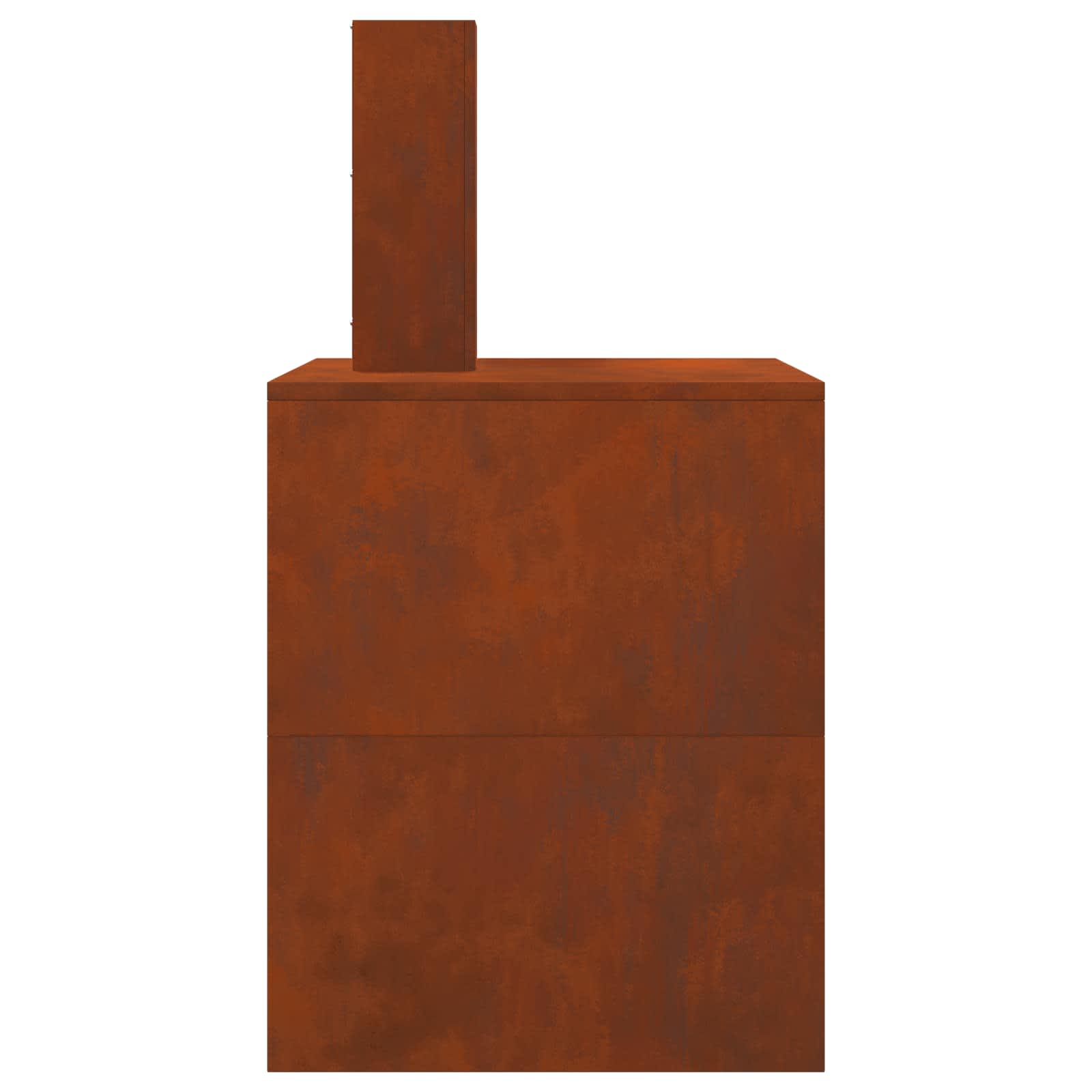 Feuerstelle Braun 80 x 50 x 96 cm Wetterfeststahl