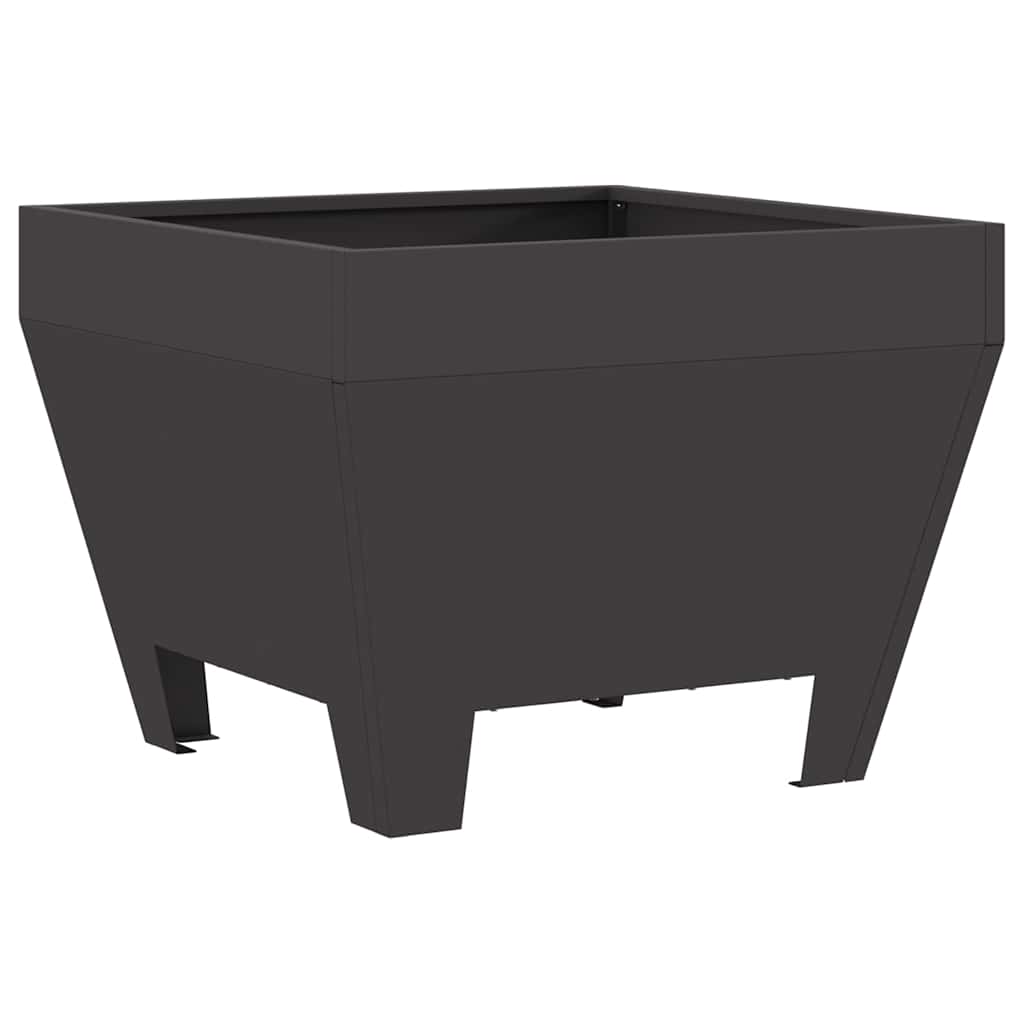 Feuerstelle Schwarz 50 x 50 x 38 cm Stahl