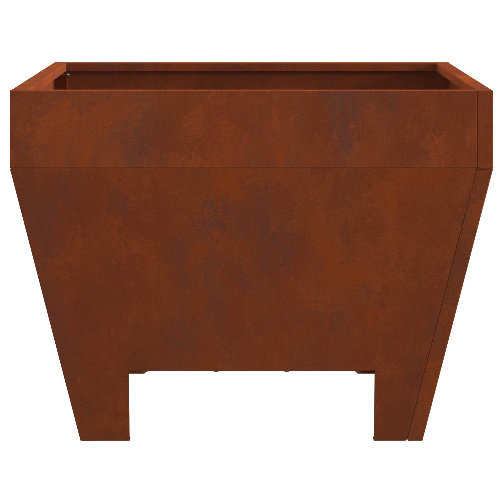 Feuerstelle Braun 50 x 50 x 38 cm Wetterfeststahl