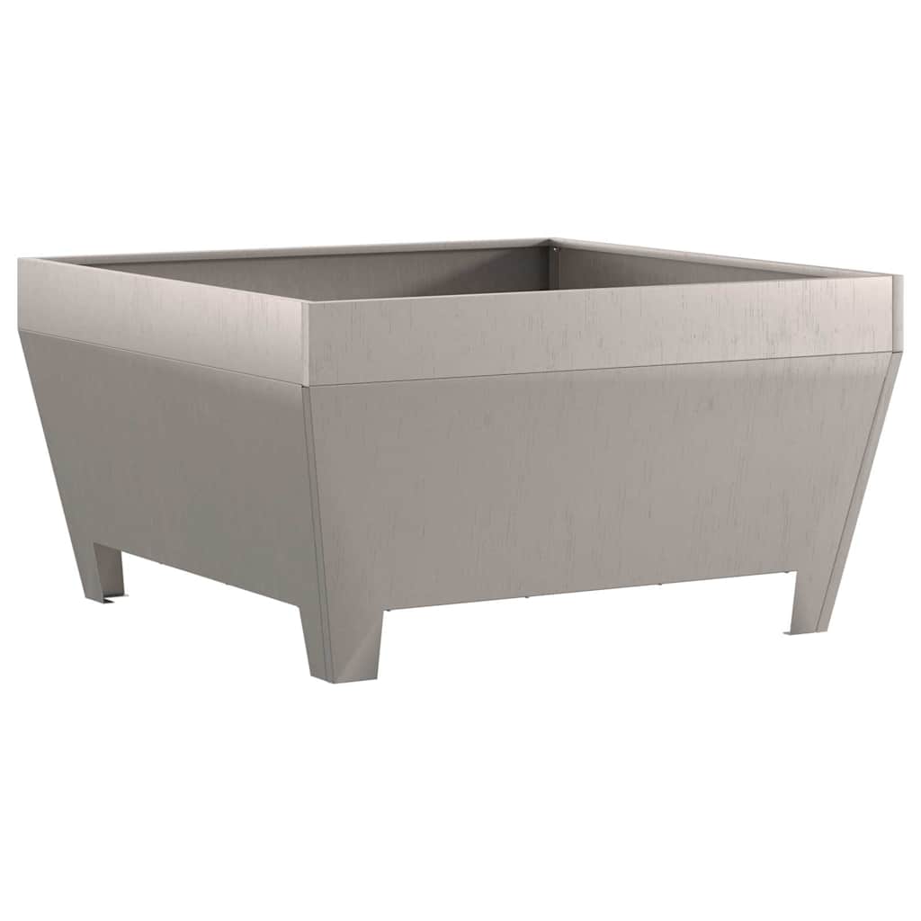 Feuerstelle Braun 80 x 80 x 43 cm Wetterfeststahl
