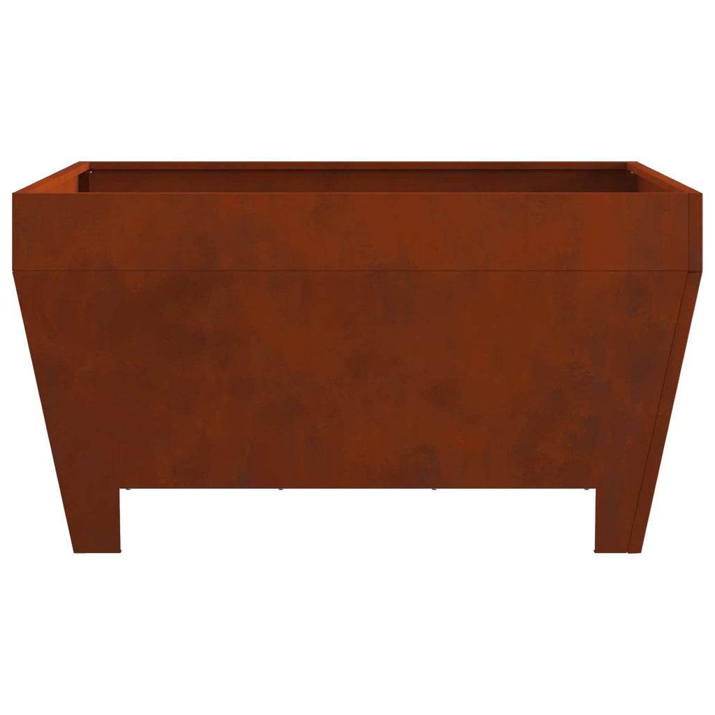 Feuerstelle Braun 80 x 80 x 43 cm Wetterfeststahl
