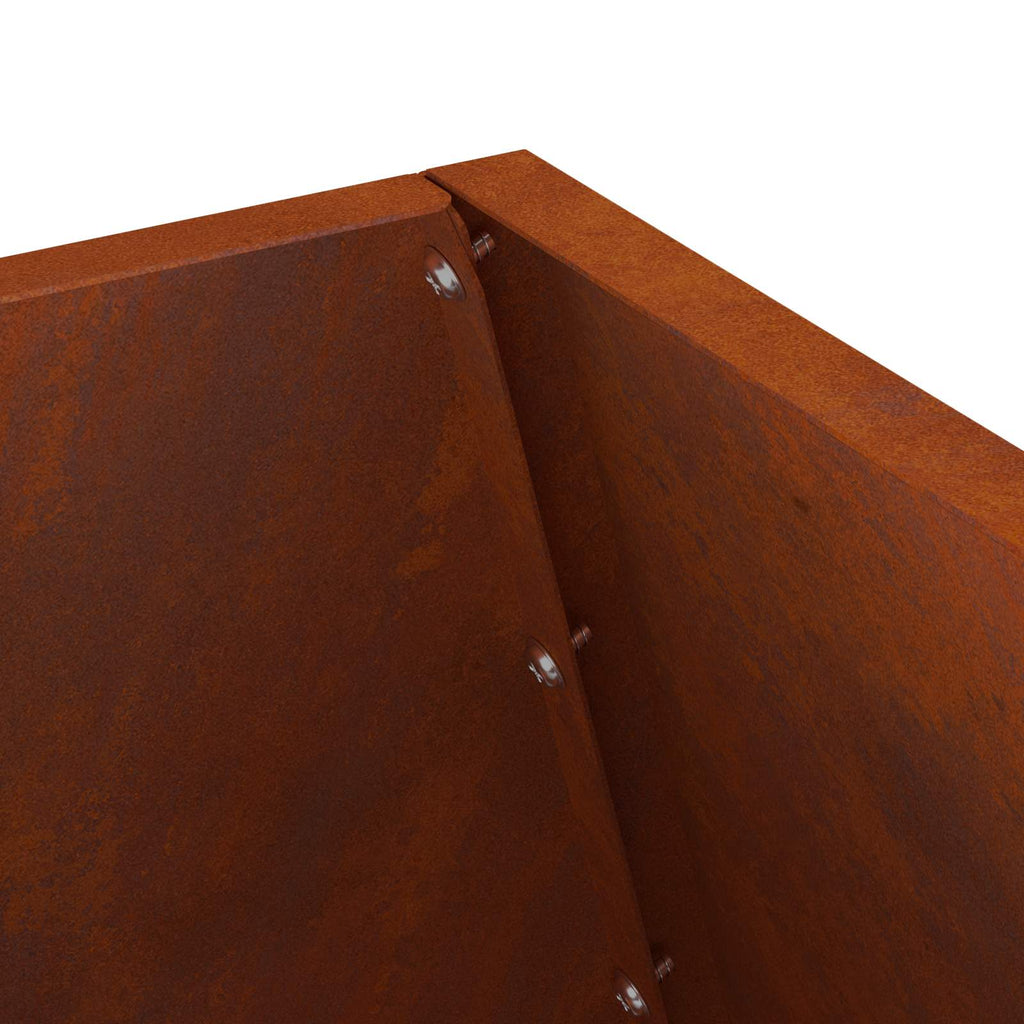 Feuerstelle Braun 50 x 50 x 100 cm Wetterstahl