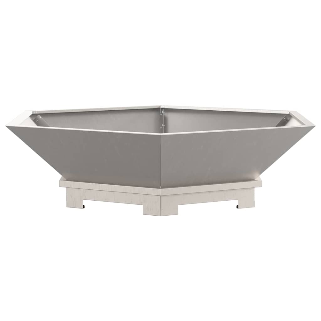 Feuerstelle Braun 100 x 100 x 28 cm Wetterfeststahl