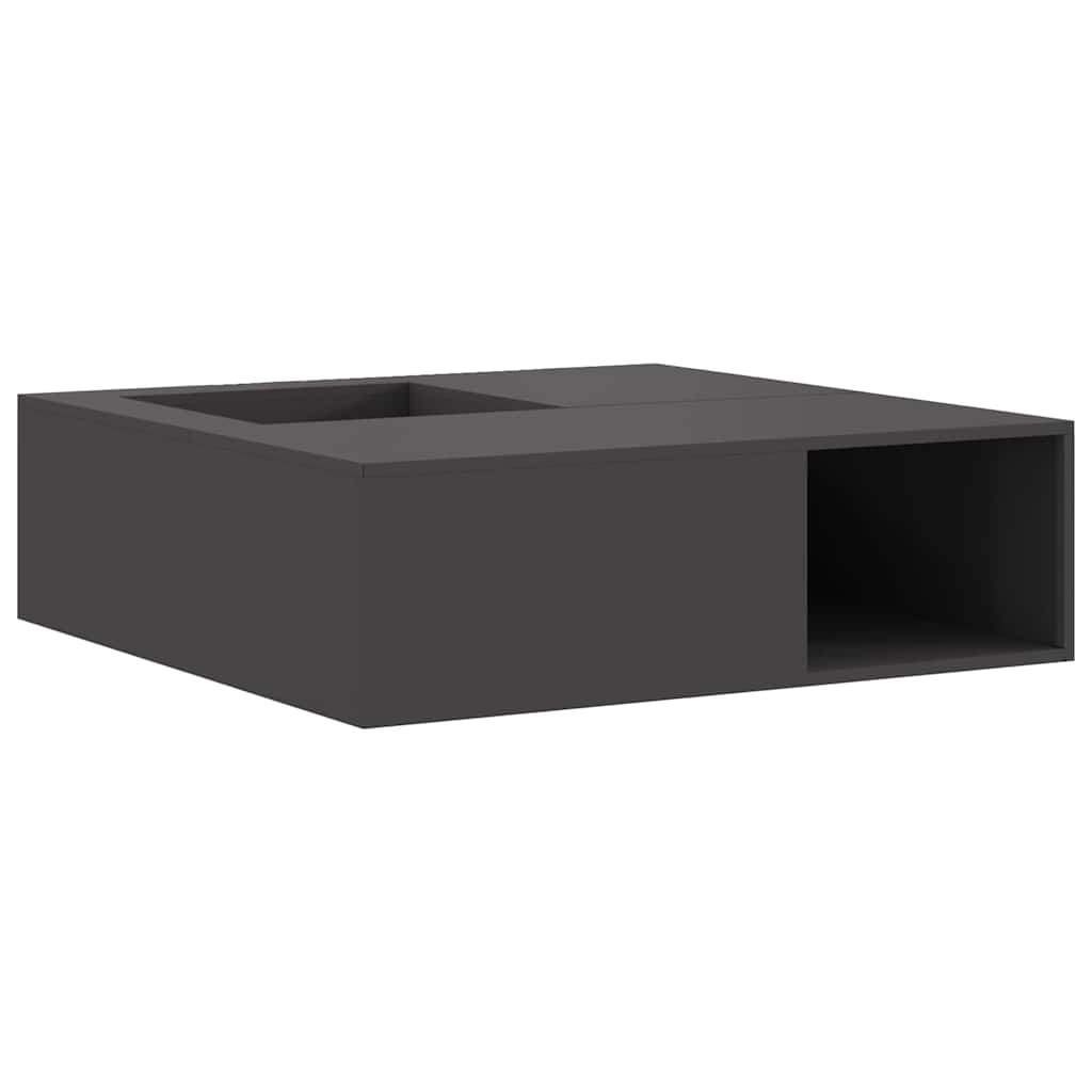 Feuerstelle Schwarz 100 x 100 x 30 cm Stahl