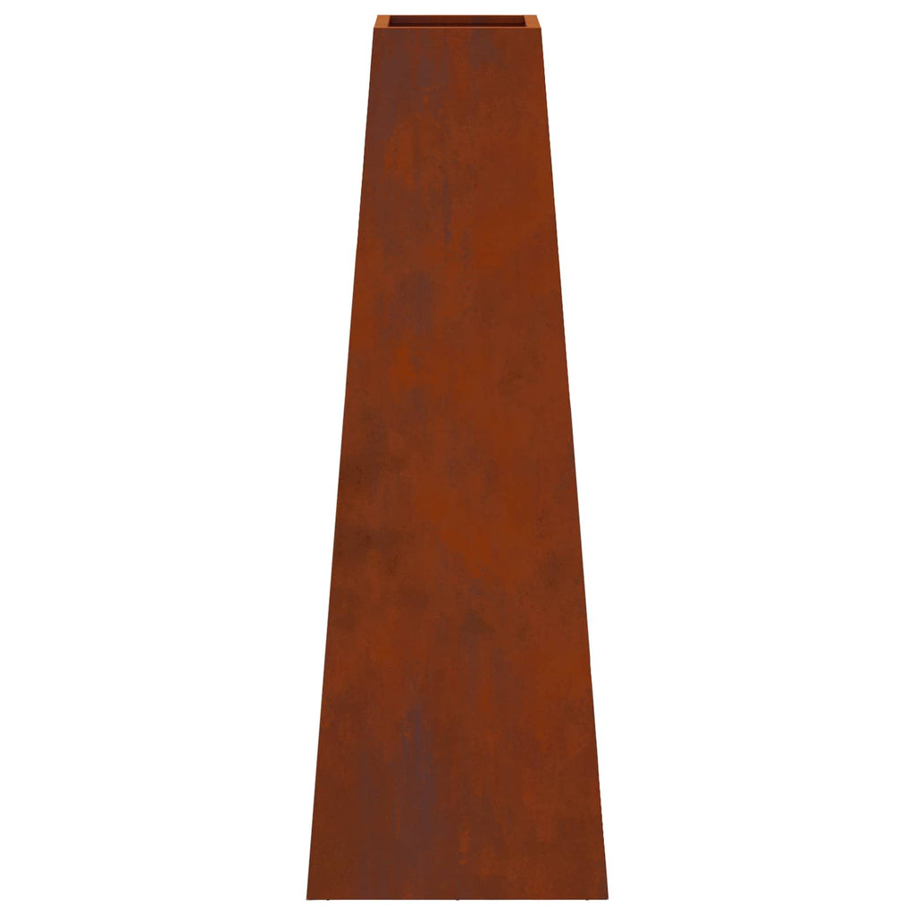 Feuerstelle Braun 50 x 35 x 100 cm Wetterfeststahl
