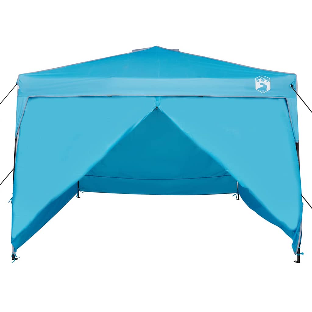 Pavillon-Zelt Blau 290 x 290 x 251 cm Stoff