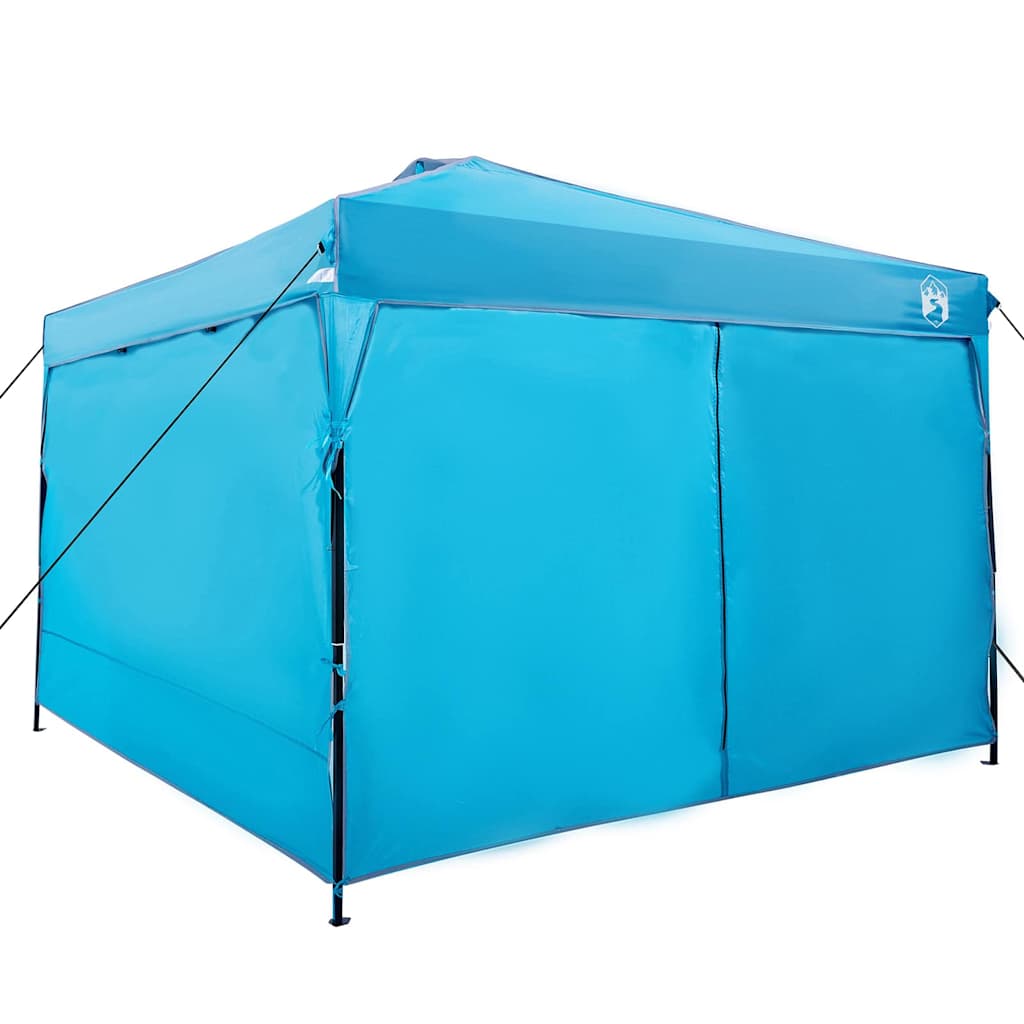 Pavillon-Zelt Blau 290 x 290 x 251 cm Stoff