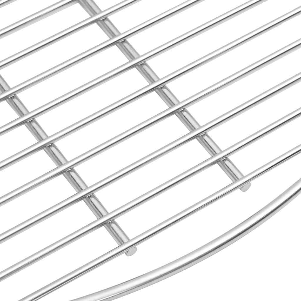 Grillrost Silber 57 x 57 cm Edelstahl