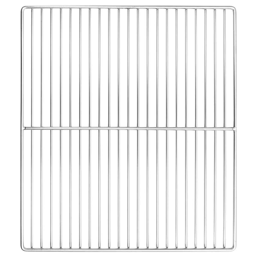 Grillrost Silber 45 x 40 cm Edelstahl