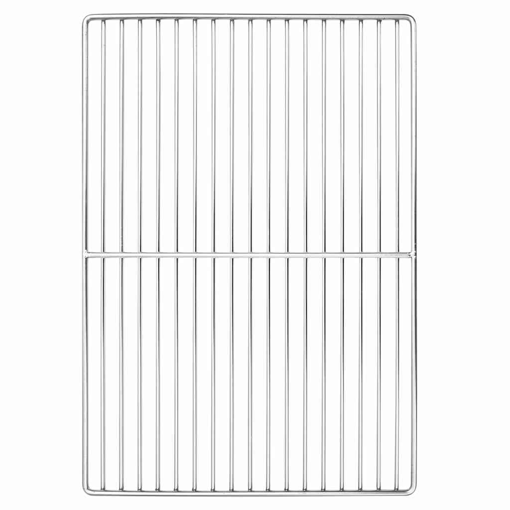Grillrost Silber 47 x 32,5 cm Edelstahl