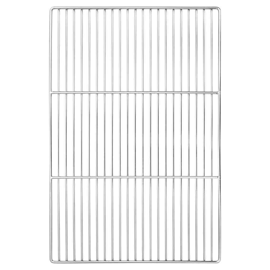 Grillrost Silber 60 x 40 cm Edelstahl