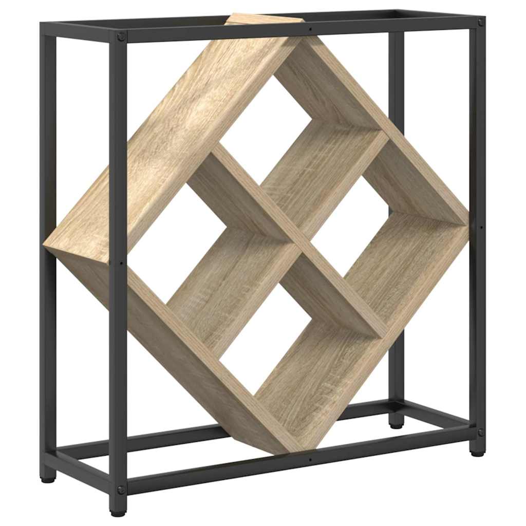 Weinregal Sonoma-Eiche 51 x 18 x 52,5 cm Holzwerkstoff