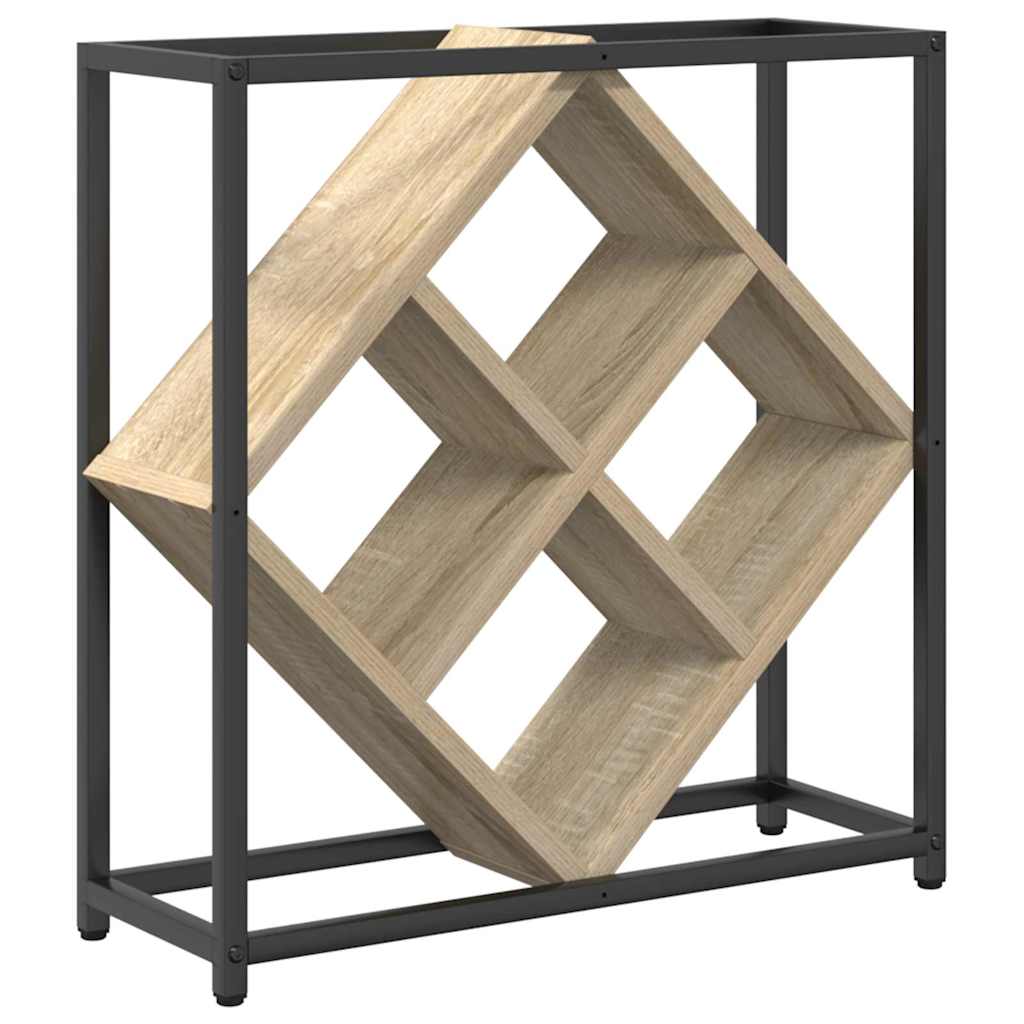 Weinregal Sonoma-Eiche 51 x 18 x 52,5 cm Holzwerkstoff