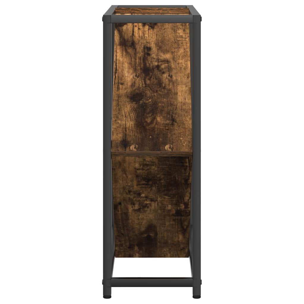 Weinregal Geräucherte Eiche 51 x 18 x 52,5 cm Holzwerkstoff