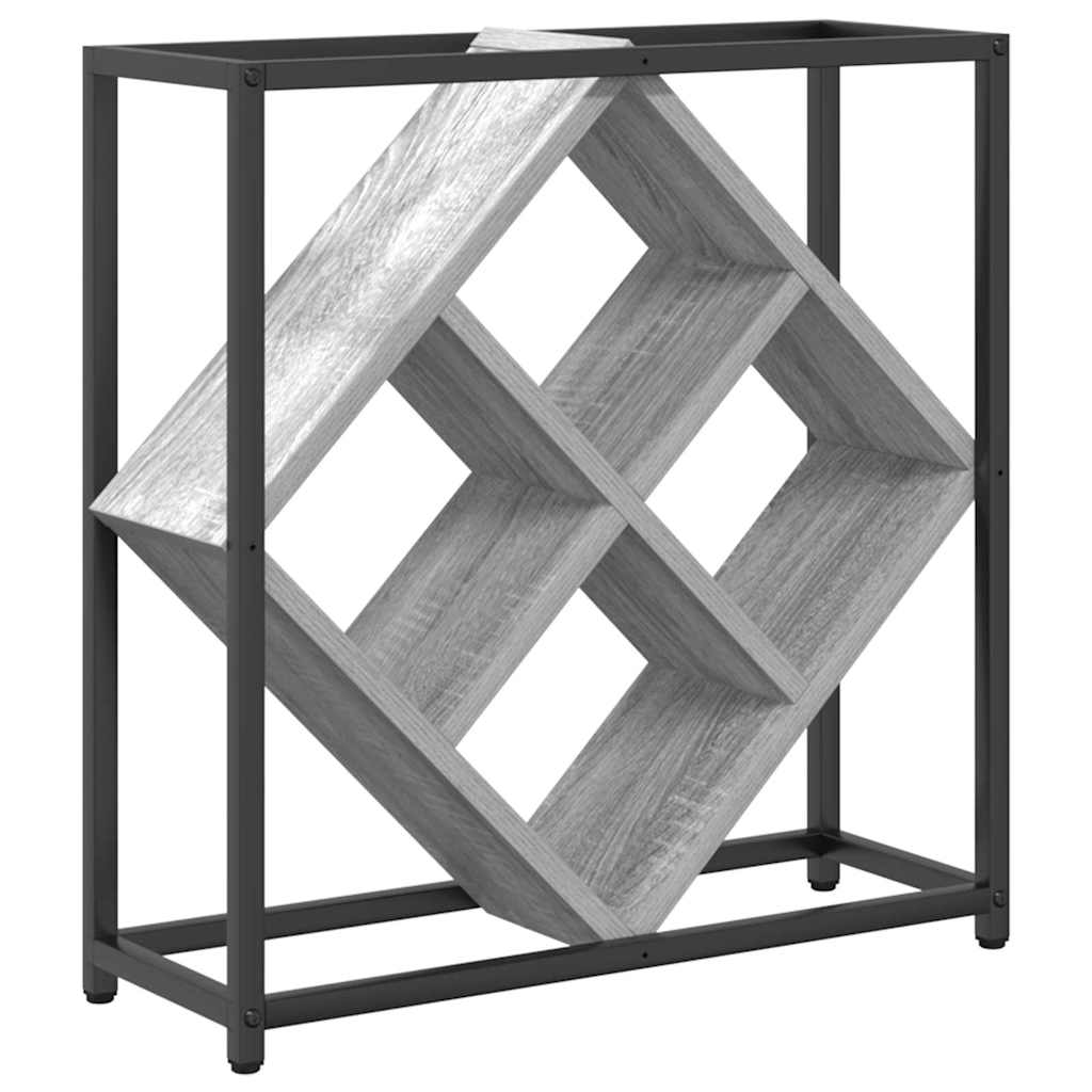 Weinregal Graues Sonoma 51 x 18 x 52,5 cm Holzwerkstoff