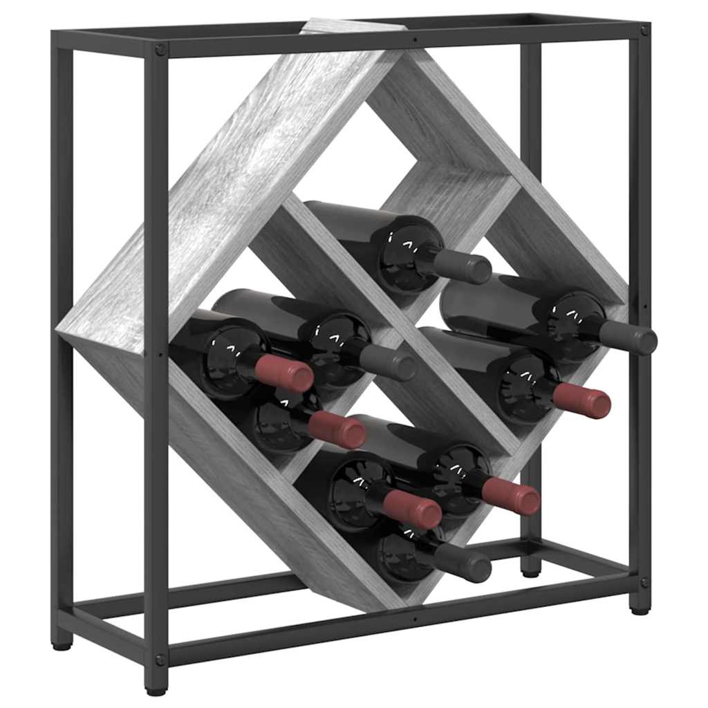 Weinregal Graues Sonoma 51 x 18 x 52,5 cm Holzwerkstoff