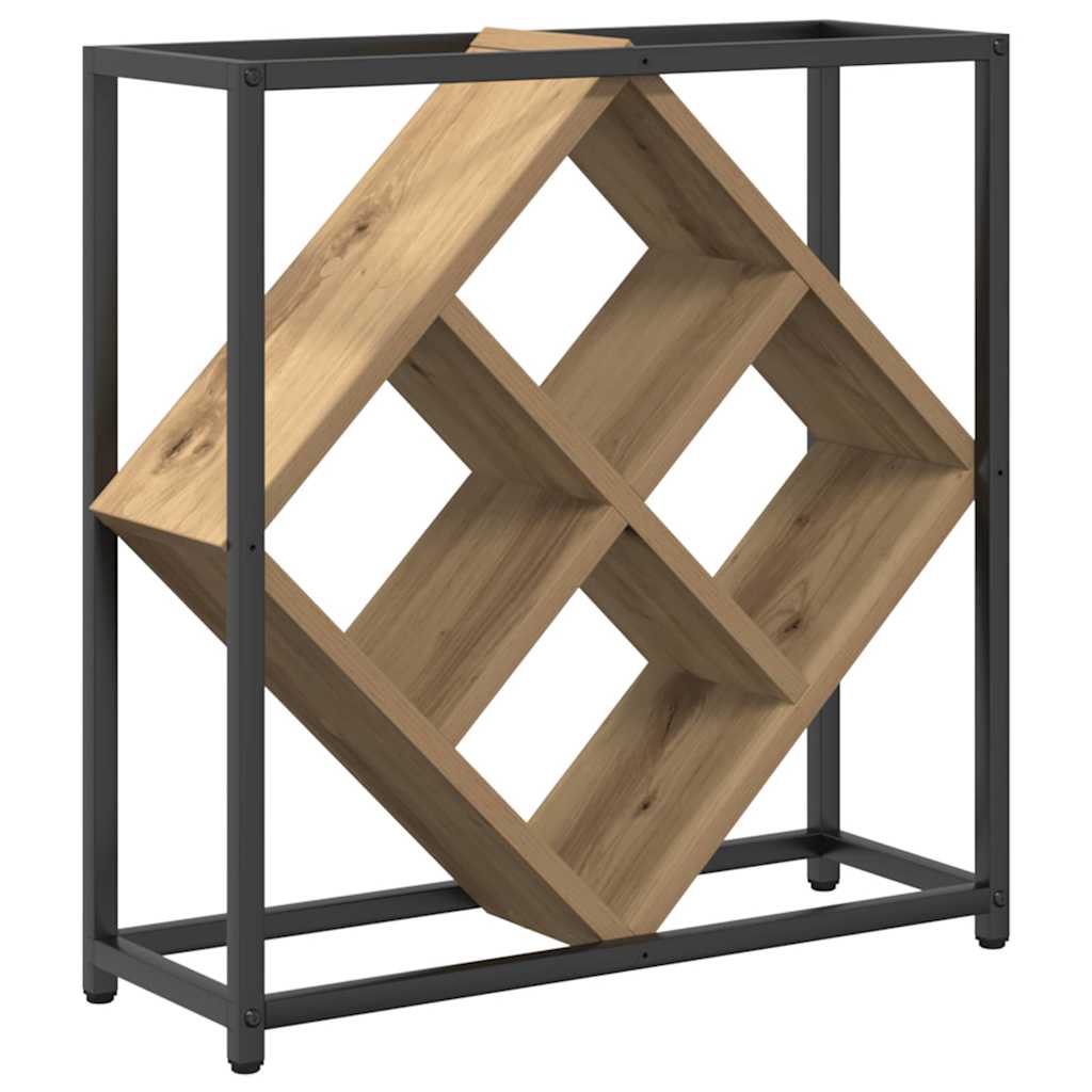 Weinregal Artisan-Eiche 51 x 18 x 52,5 cm Holzwerkstoff