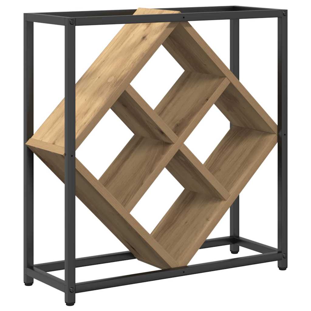Weinregal Artisan-Eiche 51 x 18 x 52,5 cm Holzwerkstoff