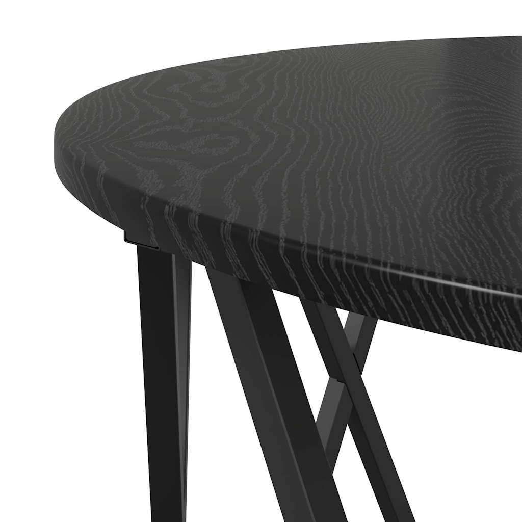 Couchtisch Schwarz Eichen-Optik 80 x 80 x 42 cm