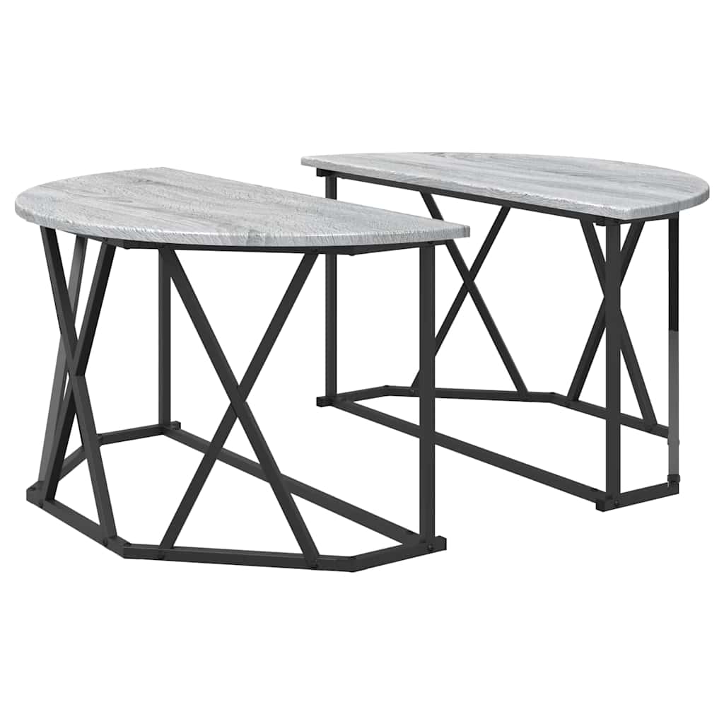 Couchtisch Graues Sonoma 80 x 80 x 42 cm