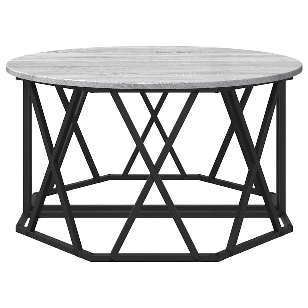 Couchtisch Graues Sonoma 80 x 80 x 42 cm