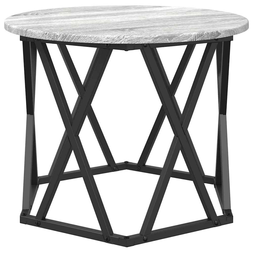 Nesting Beistelltisch 3 pcs Graues Sonoma
