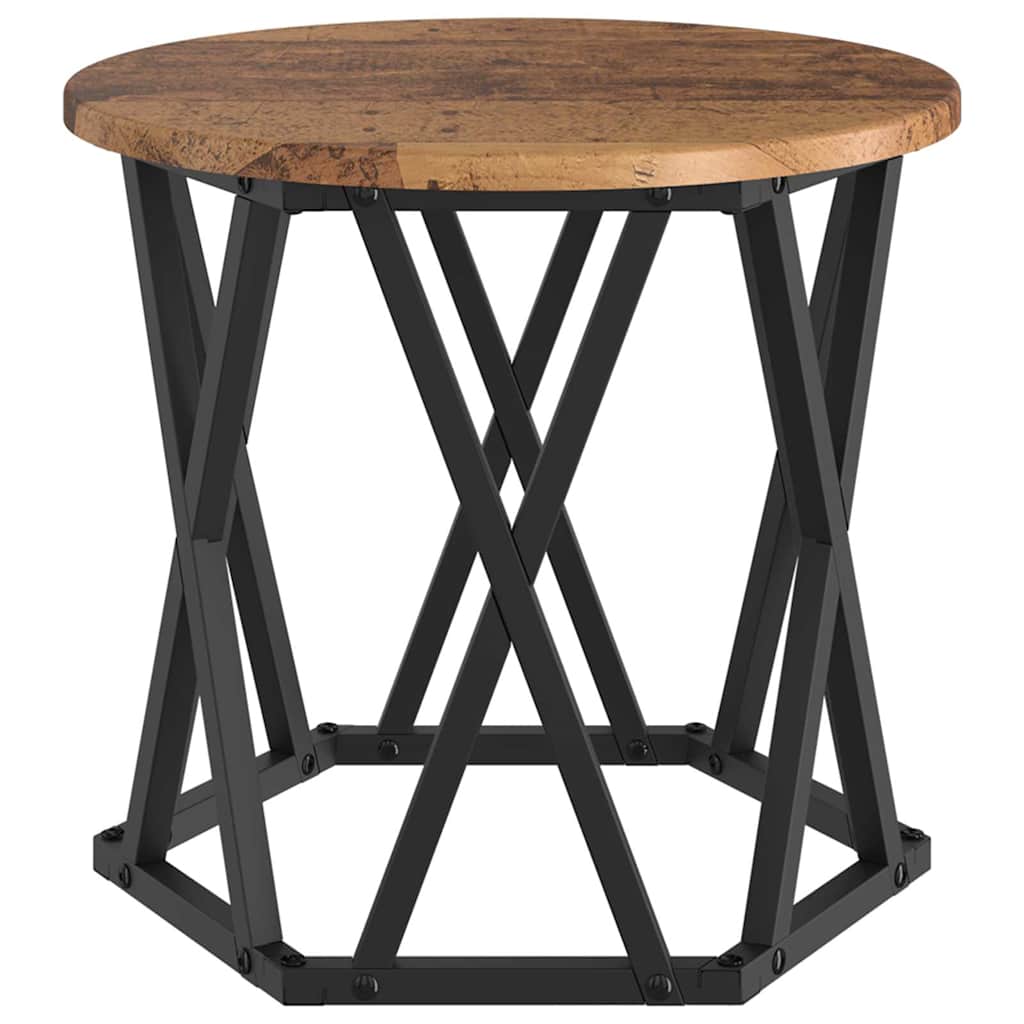 Nesting Beistelltisch 3 pcs Altholz Ingenieure Holz und Stahl
