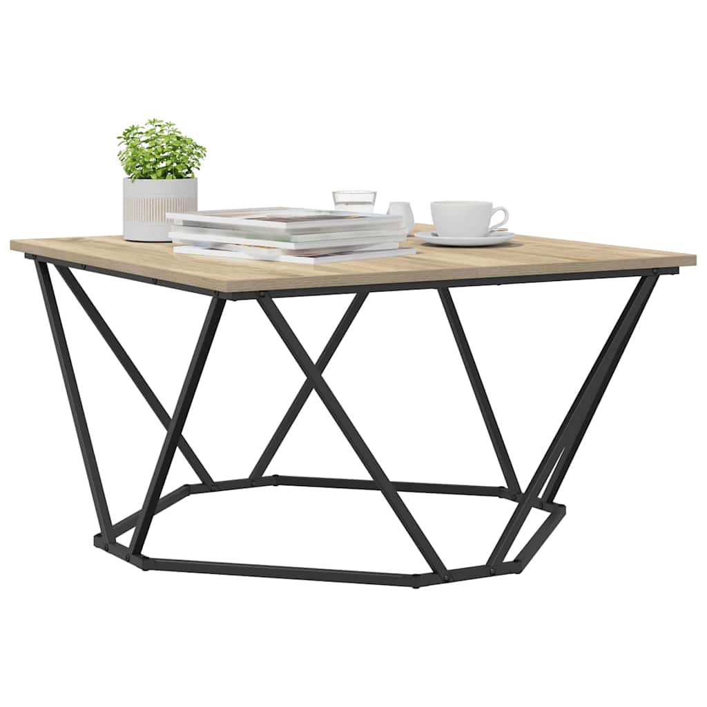 Couchtisch Sonoma-Eiche 80 x 80 x 45 cm