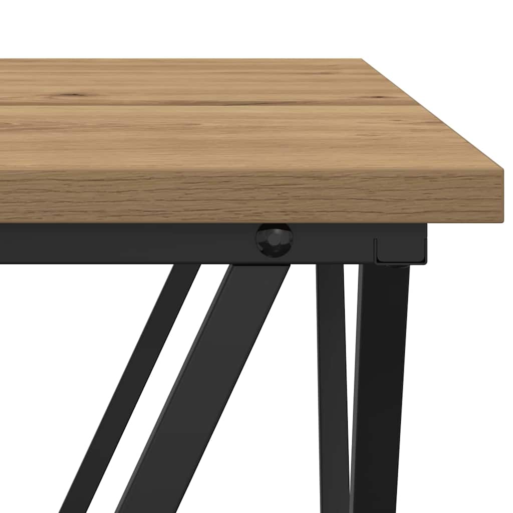 Couchtisch 3 pcs Artisan-Eiche Ingenieure Holz und Stahl