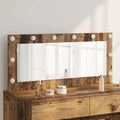 Waschtischspiegel Rechtwinklig Altholz 100 x 45 x 18 cm