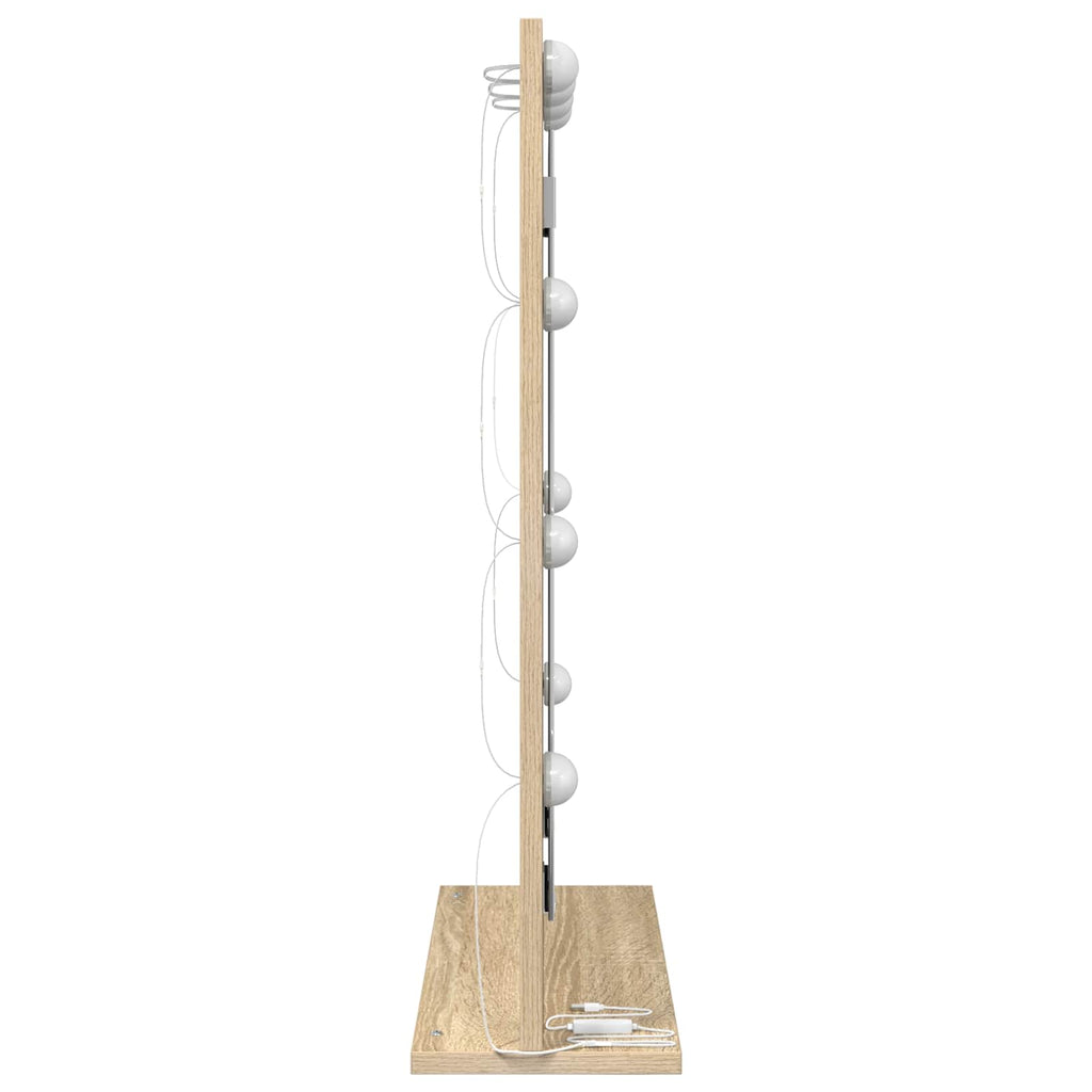 Waschtischspiegel Rechtwinklig Sonoma-Eiche 70 x 50 x 18 cm