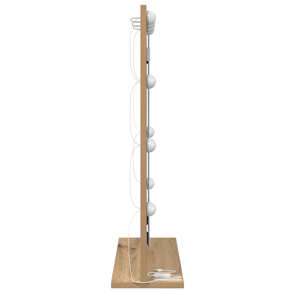 Waschtischspiegel Rechtwinklig Artisan-Eiche 70 x 50 x 18 cm
