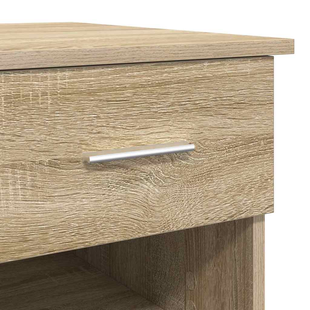 Schreibtisch Sonoma-Eiche 90 x 49 x 75 cm Holzwerkstoff