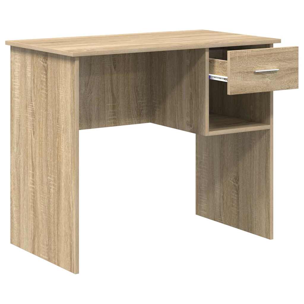 Schreibtisch Sonoma-Eiche 90 x 49 x 75 cm Holzwerkstoff