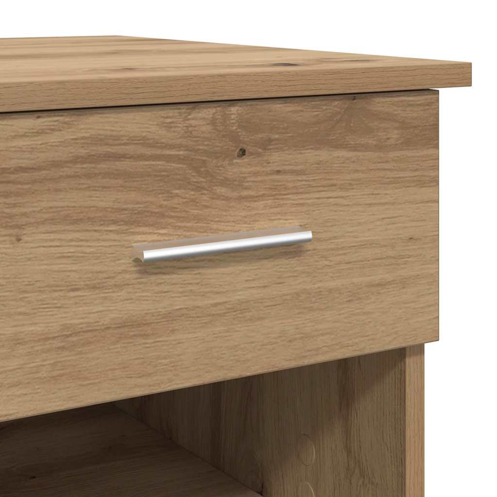 Schreibtisch Artisan-Eiche 90 x 49 x 75 cm Holzwerkstoff