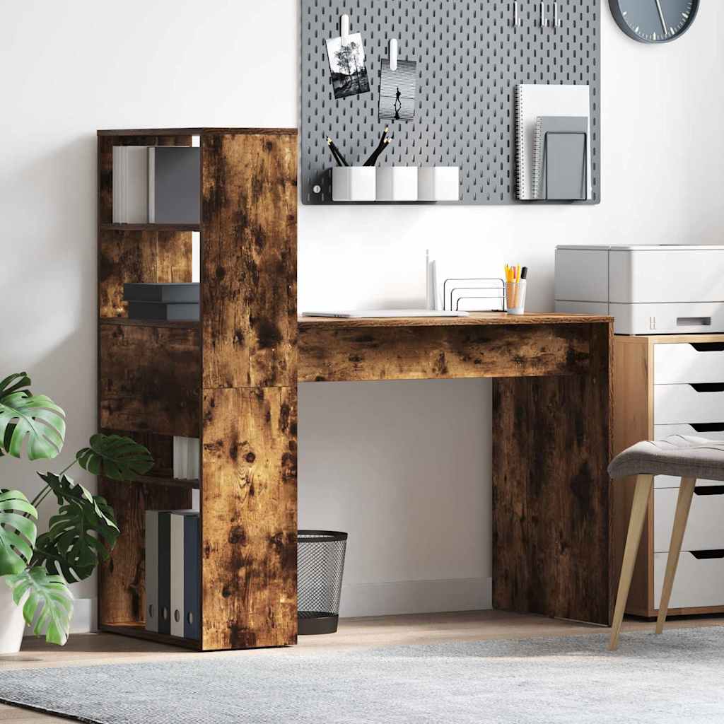 Schreibtisch Geräucherte Eiche 113 x 54 x 120 cm Holzwerkstoff