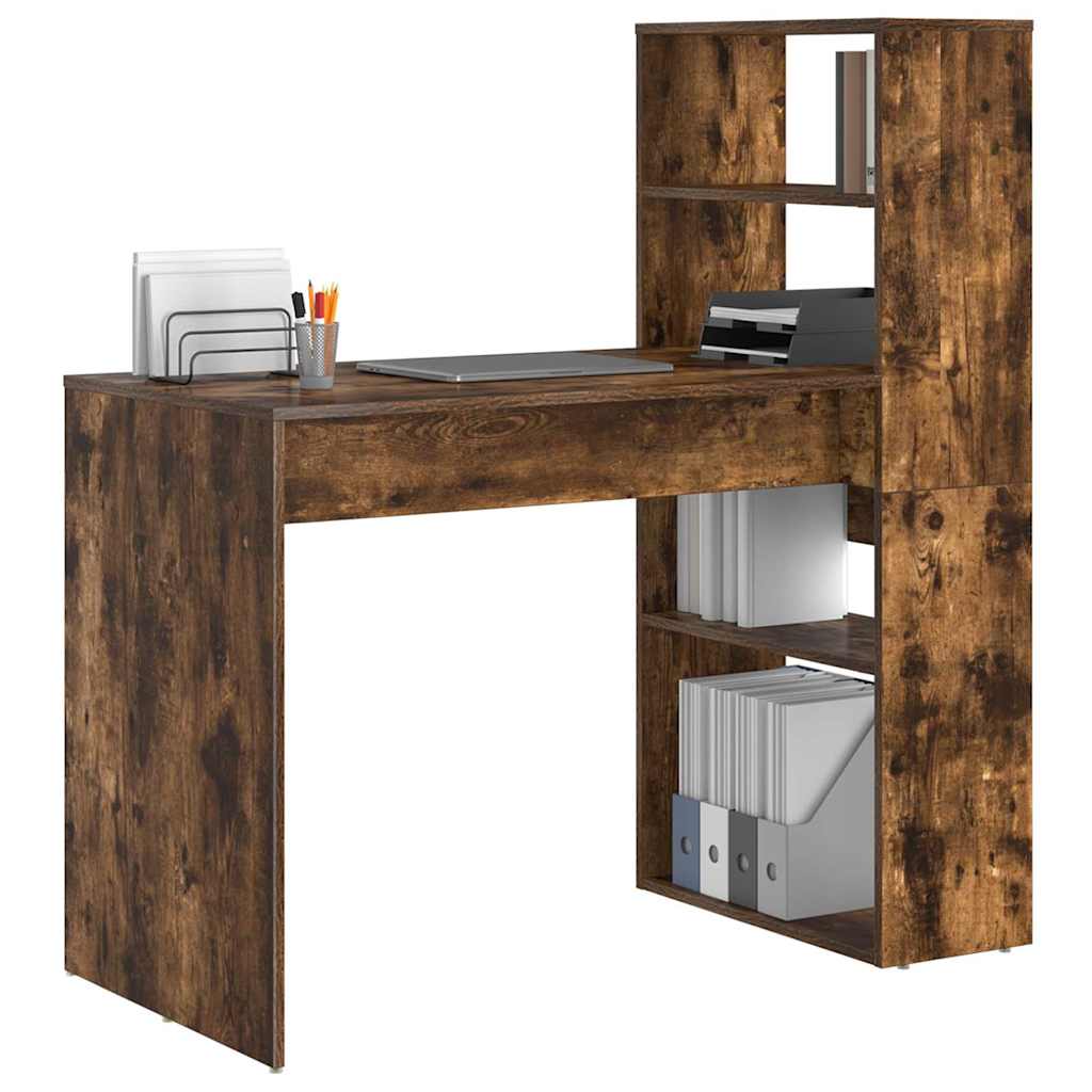Schreibtisch Geräucherte Eiche 113 x 54 x 120 cm Holzwerkstoff