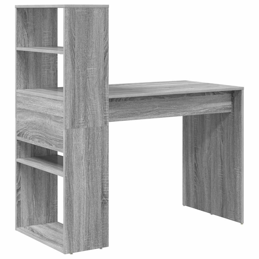 Schreibtisch Graues Sonoma 113 x 54 x 120 cm Holzwerkstoff