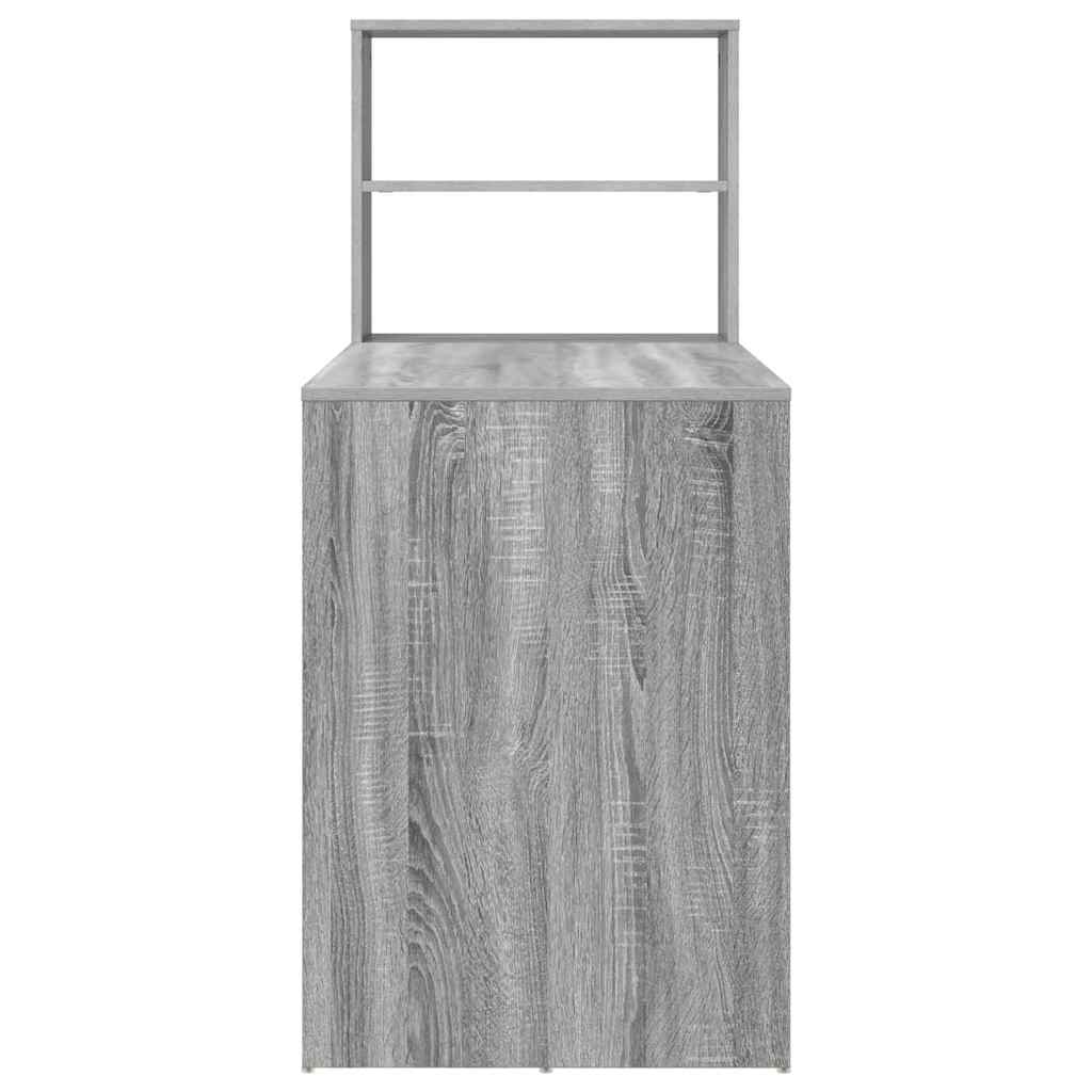 Schreibtisch Graues Sonoma 113 x 54 x 120 cm Holzwerkstoff