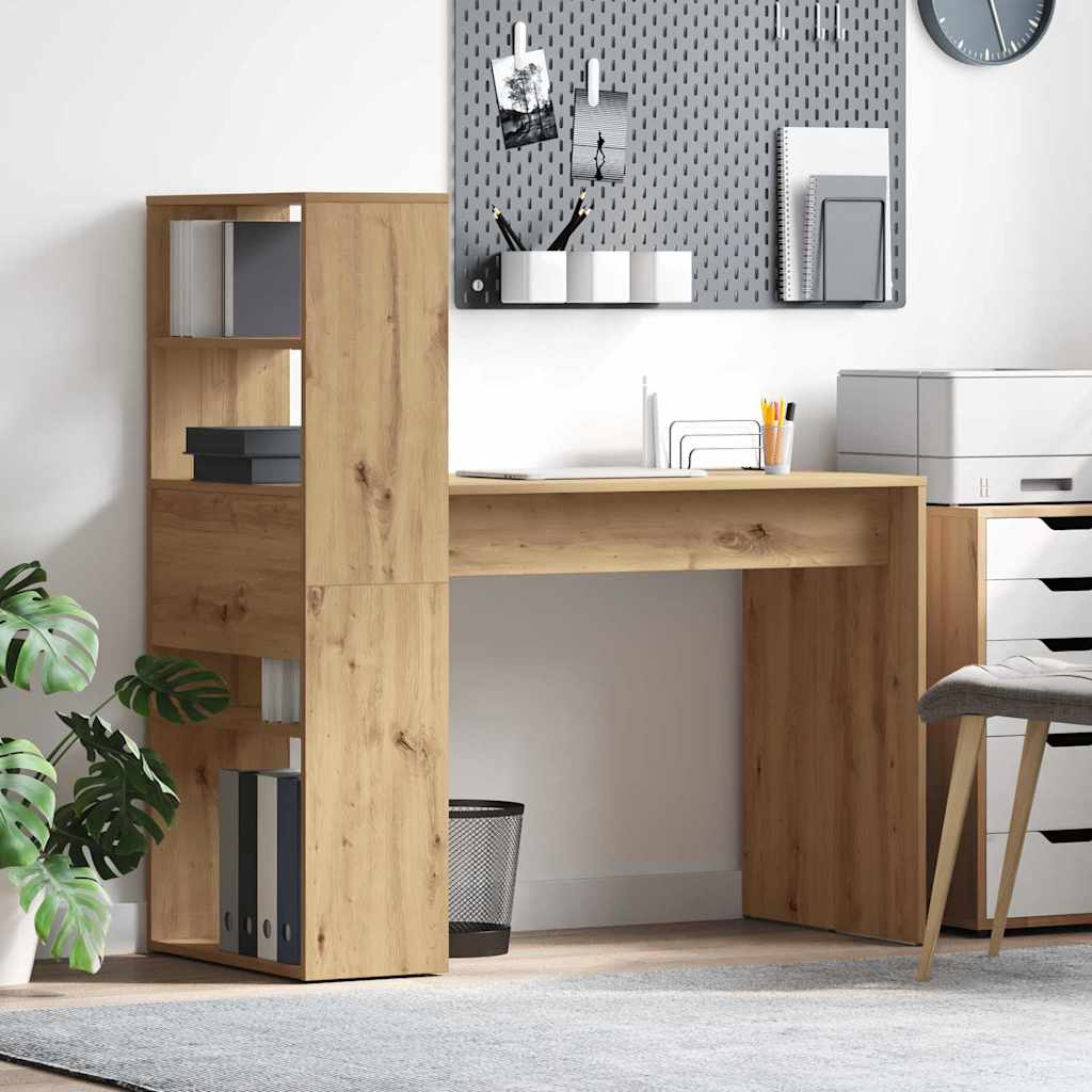 Schreibtisch Artisan-Eiche 113 x 54 x 120 cm Holzwerkstoff