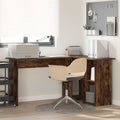 Schreibtisch Geräucherte Eiche 142 x 102 x 73 cm Holzwerkstoff