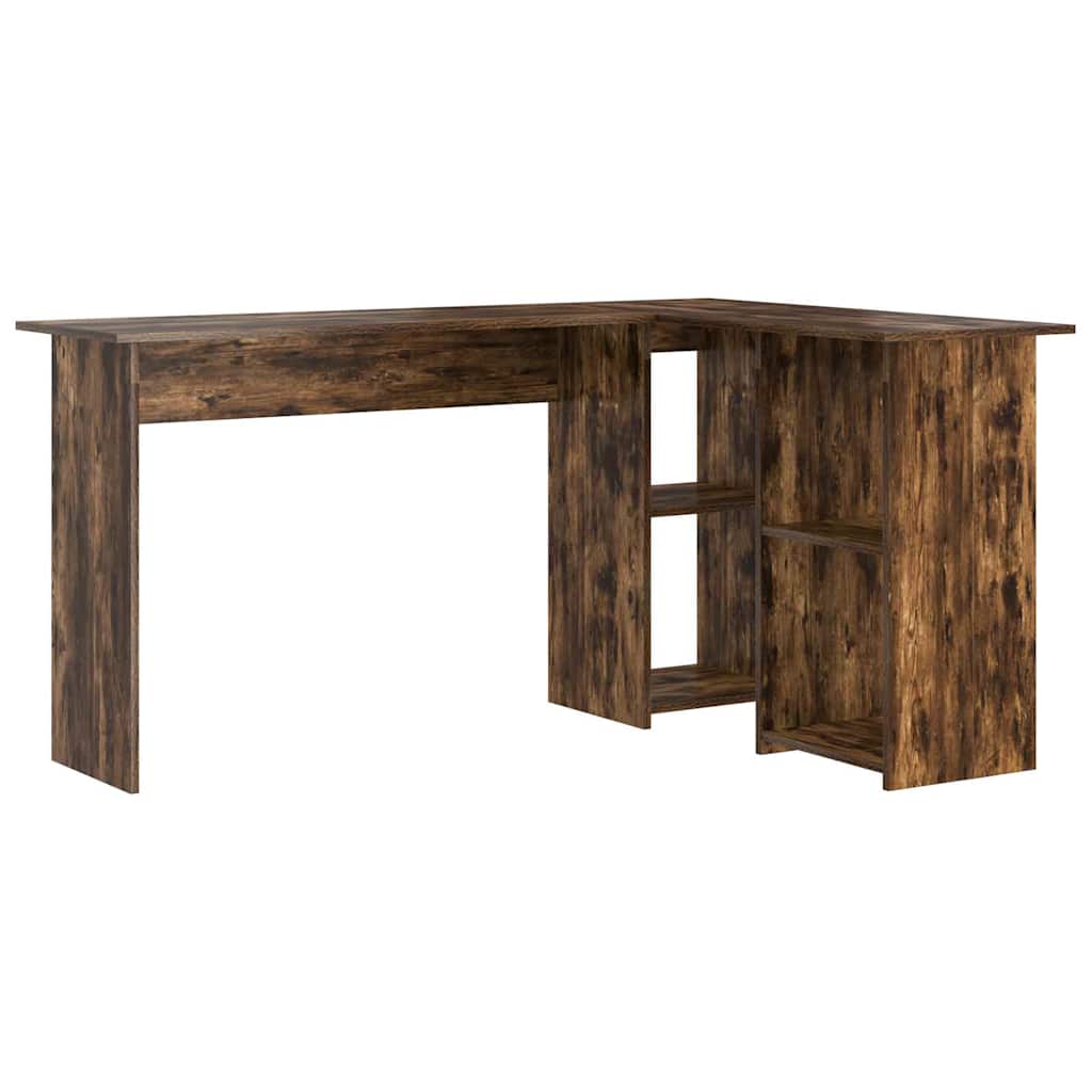 Schreibtisch Geräucherte Eiche 142 x 102 x 73 cm Holzwerkstoff